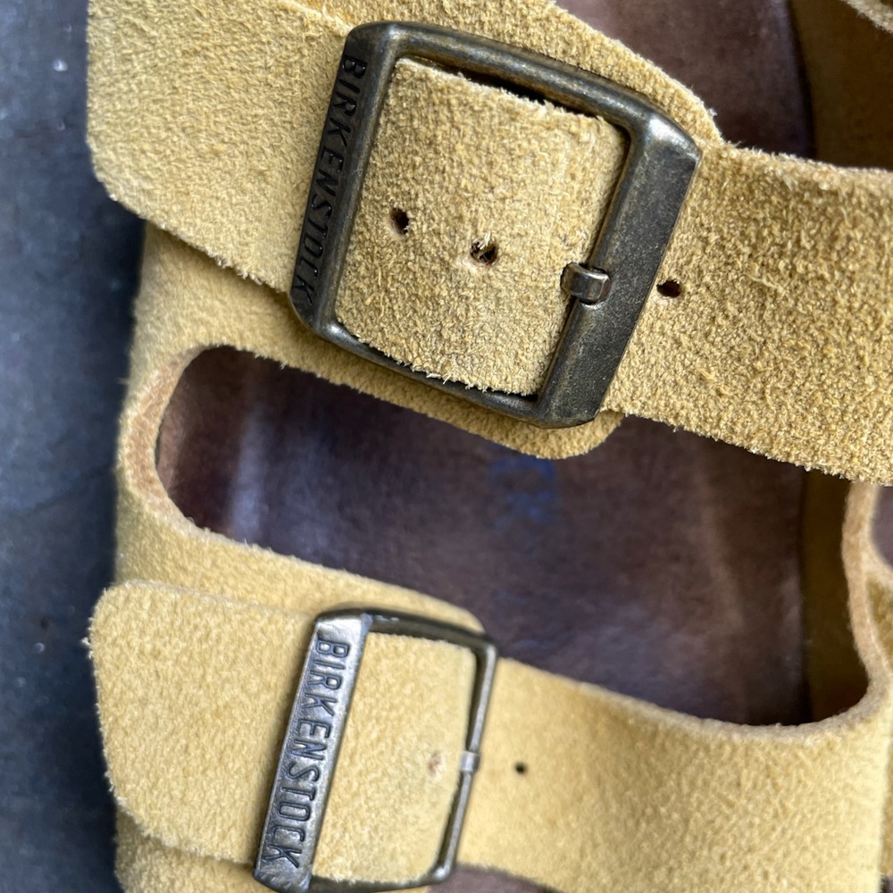 Arizona Suede Leather Ochre, soft footbed, Size 36 (5-6 US) - Picture 6 of 10